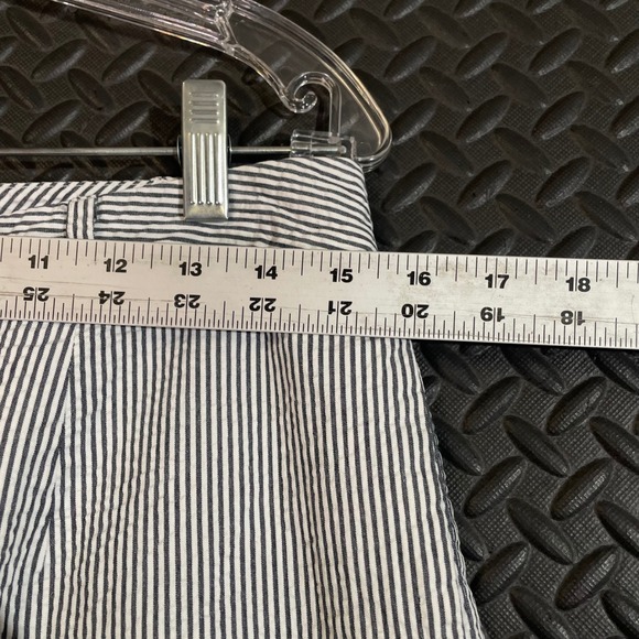 Vintage Pendleton White Pinstripe Blue High‎ Rise Trouser Pants Women's Size 10 - Picture 7 of 11